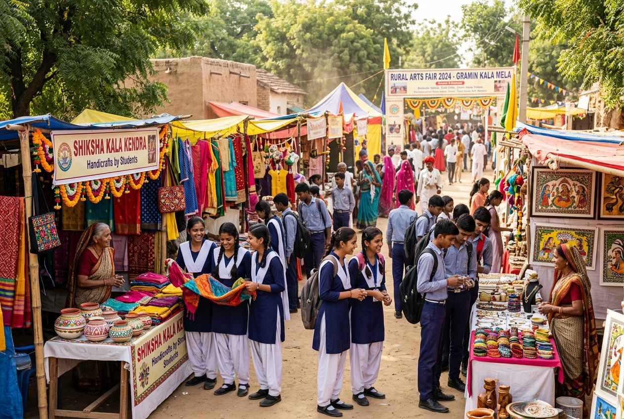 Vibrant local marketplace